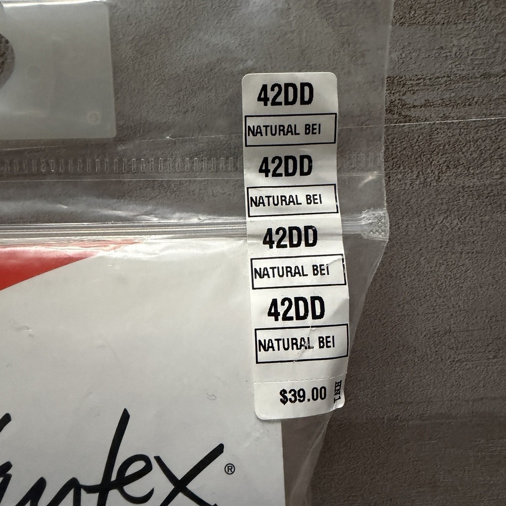 New Playtex 18 Hour 4693 Wireless Bra 42DD Beige Full Coverage Comfort Support - Picture 3 of 13